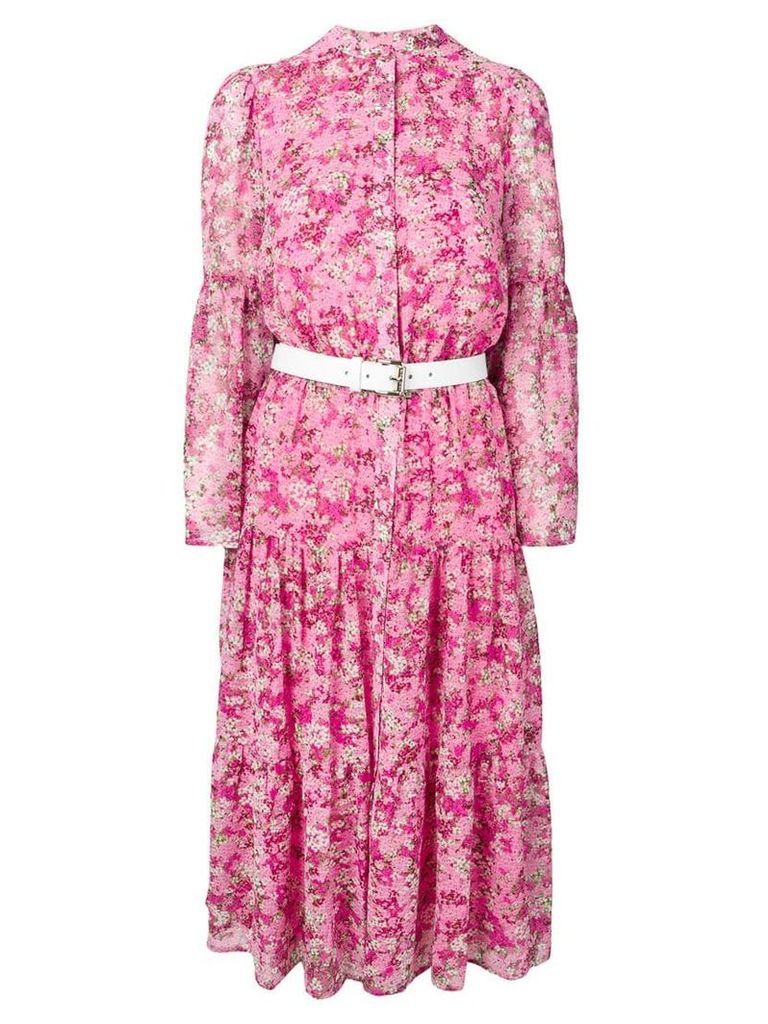 Michael Michael Kors floral flared dress - Pink