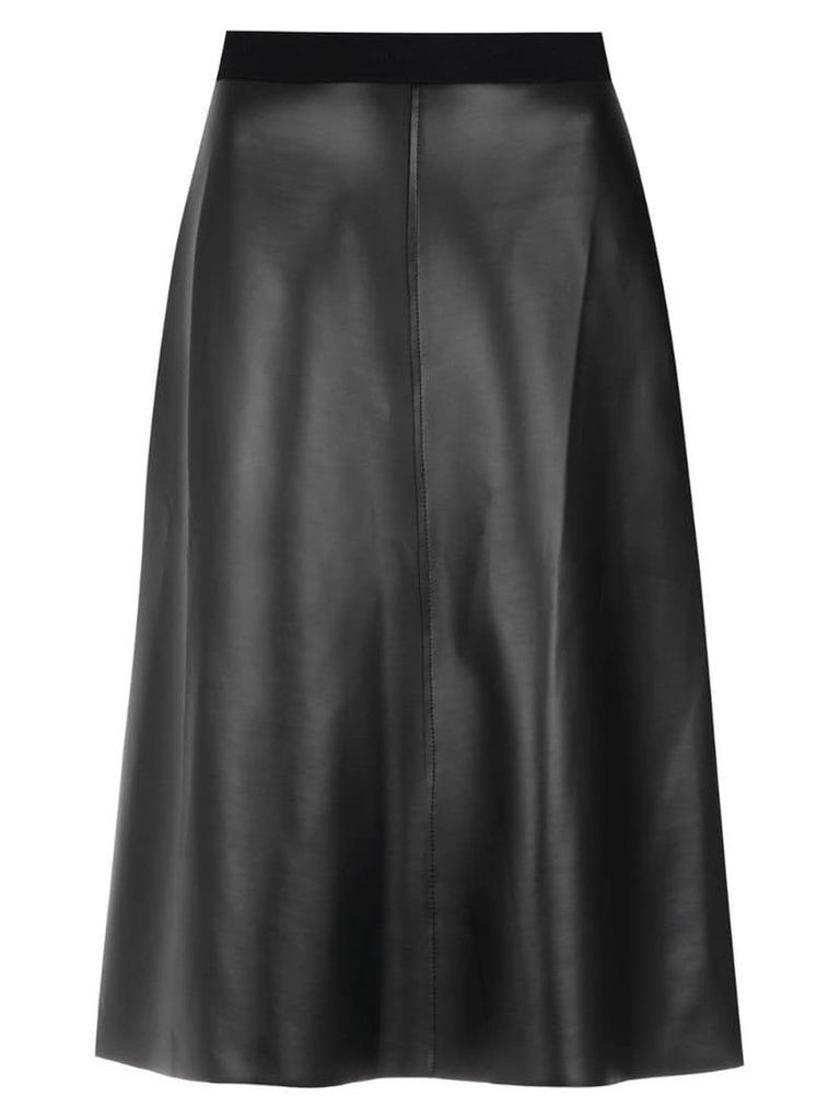 Osklen panelled midi skirt - Black