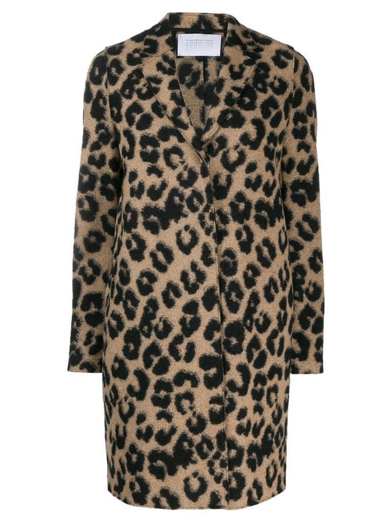 Harris Wharf London leopard print coat - Neutrals