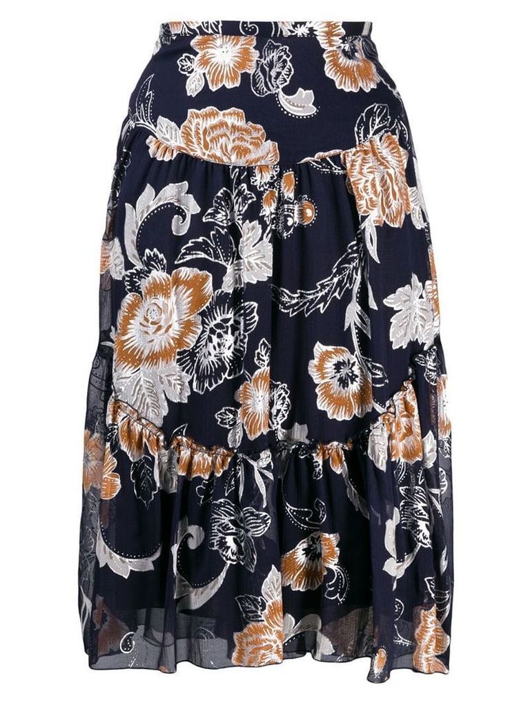 See By Chloé floral print skirt - Blue