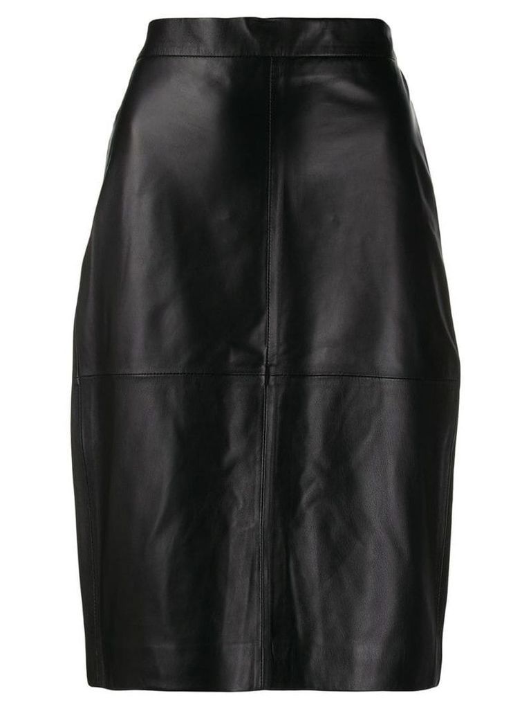 Federica Tosi high-waisted fitted skirt - Black