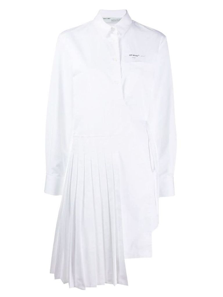Off-White asymmetric wrap dress
