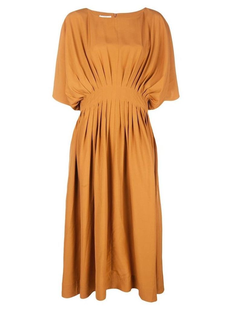 Co pleated waist dress - Orange