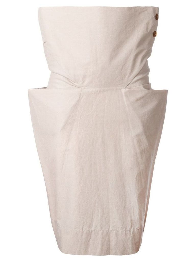Vivienne Westwood Pre-Owned high waist hexagonal skirt - NEUTRALS