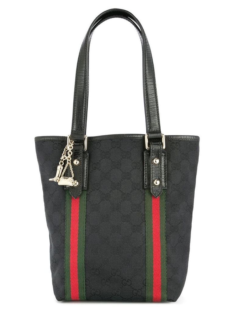 Gucci Pre-Owned Shelly Line GG P Tote Bag - Black