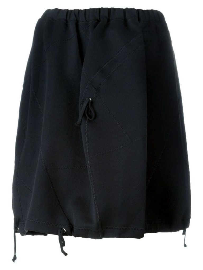Comme Des Garçons Pre-Owned drawstring detail cocoon skirt - Black