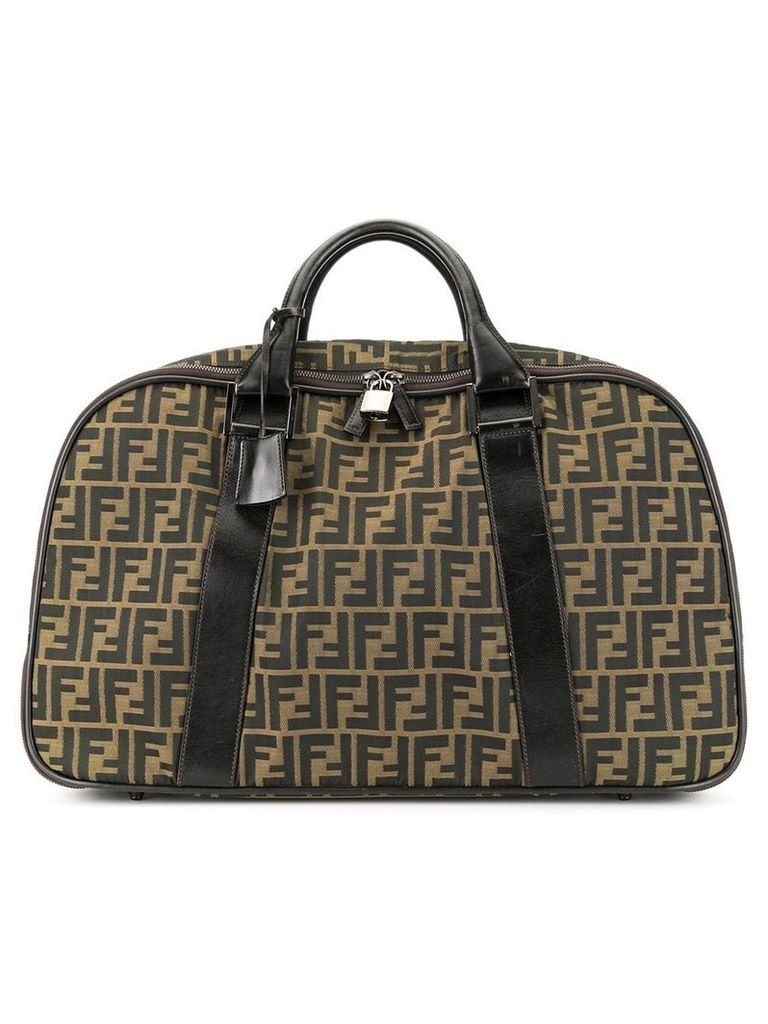 Fendi Pre-Owned Zucca pattern travel hand bag - Brown