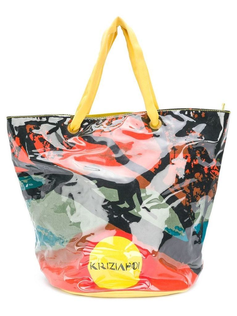 Krizia Pre-Owned printed tote bag - Multicolour