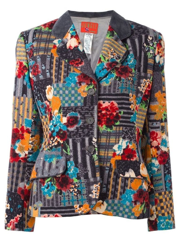 Kenzo Pre-Owned flower printed jacket - Multicolour