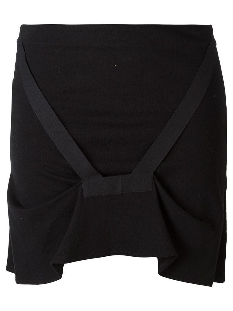 Helmut Lang Pre-Owned bondage strap skirt - Black