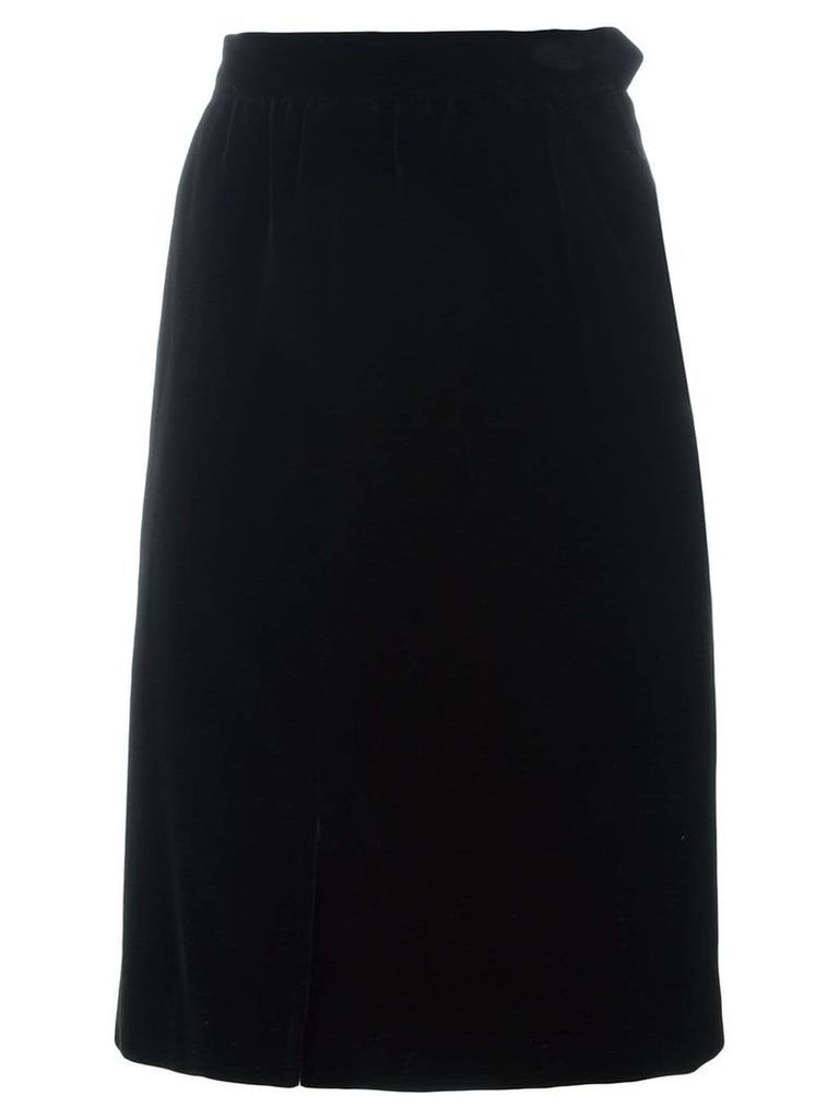 Yves Saint Laurent Pre-Owned knee length skirt - Black