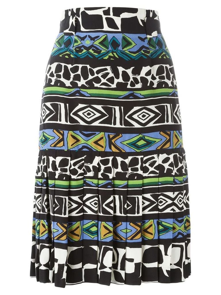 Jean Louis Scherrer Pre-Owned printed A-line skirt - Multicolour