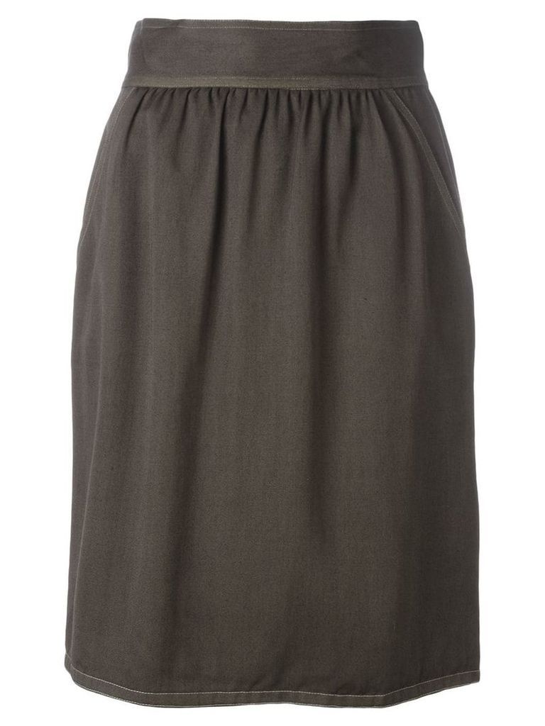 Fendi Pre-Owned high waist skirt - Brown