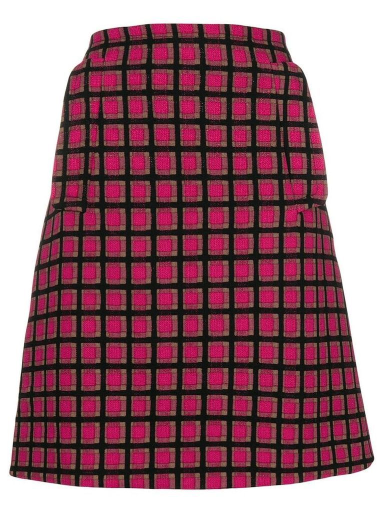 Prada Pre-Owned geometric mini skirt - Pink