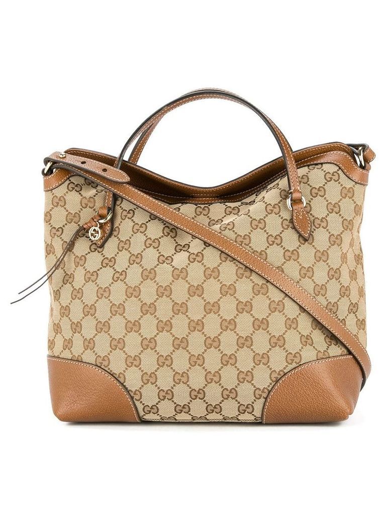 Gucci Pre-Owned Gucci GG pattern 2way hand tote bag - Brown