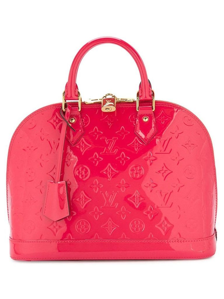 Louis Vuitton pre-owned Vernis Alma MM hand bag - Red