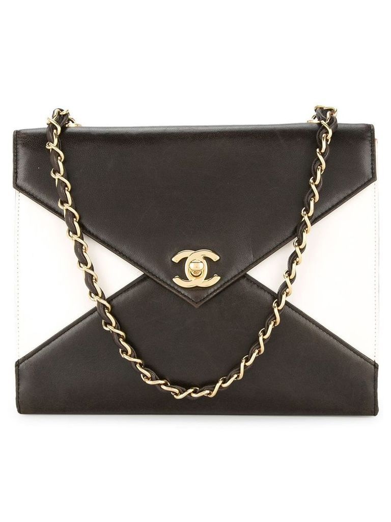 Chanel Pre-Owned V flap shoulder bag - Brown