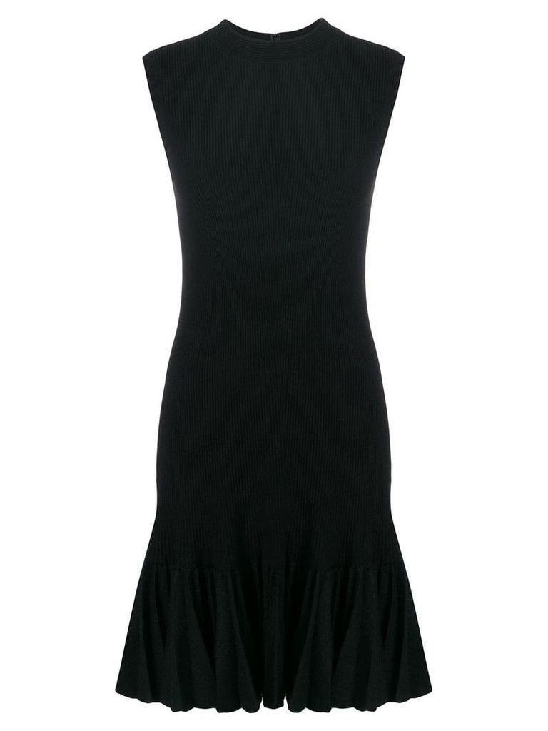 Alaïa Pre-Owned ruffled sleeveless dress - Black