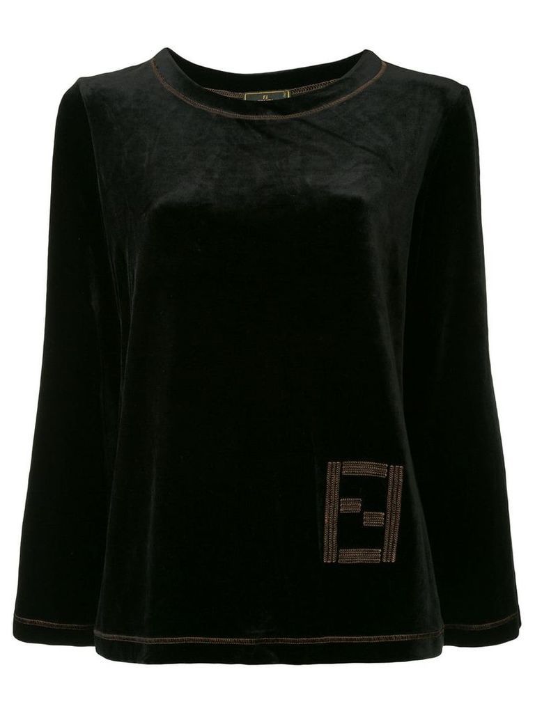 Fendi Pre-Owned long sleeve sweatshirt - Black