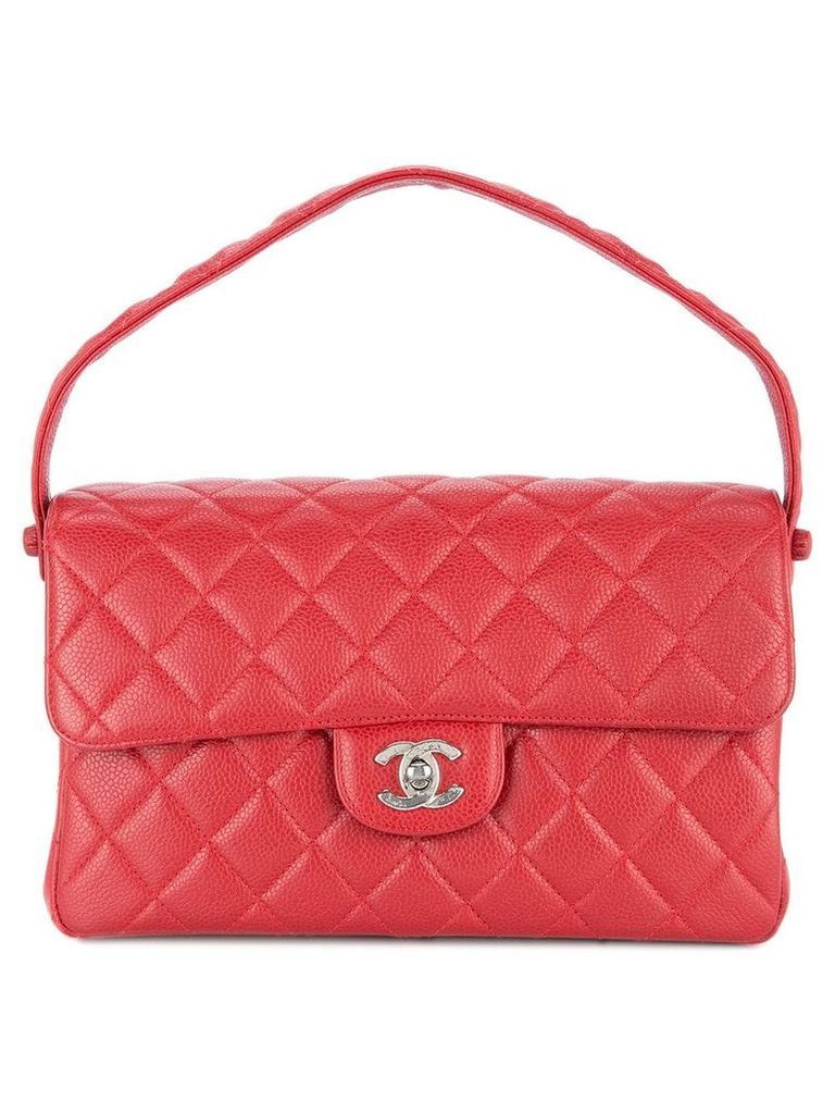 Chanel Pre-Owned turn-lock double face bag - Red