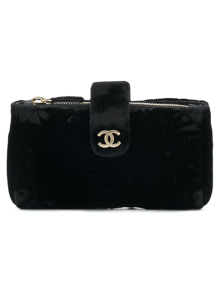Chanel Pre-Owned flurry open coin pouch - Black