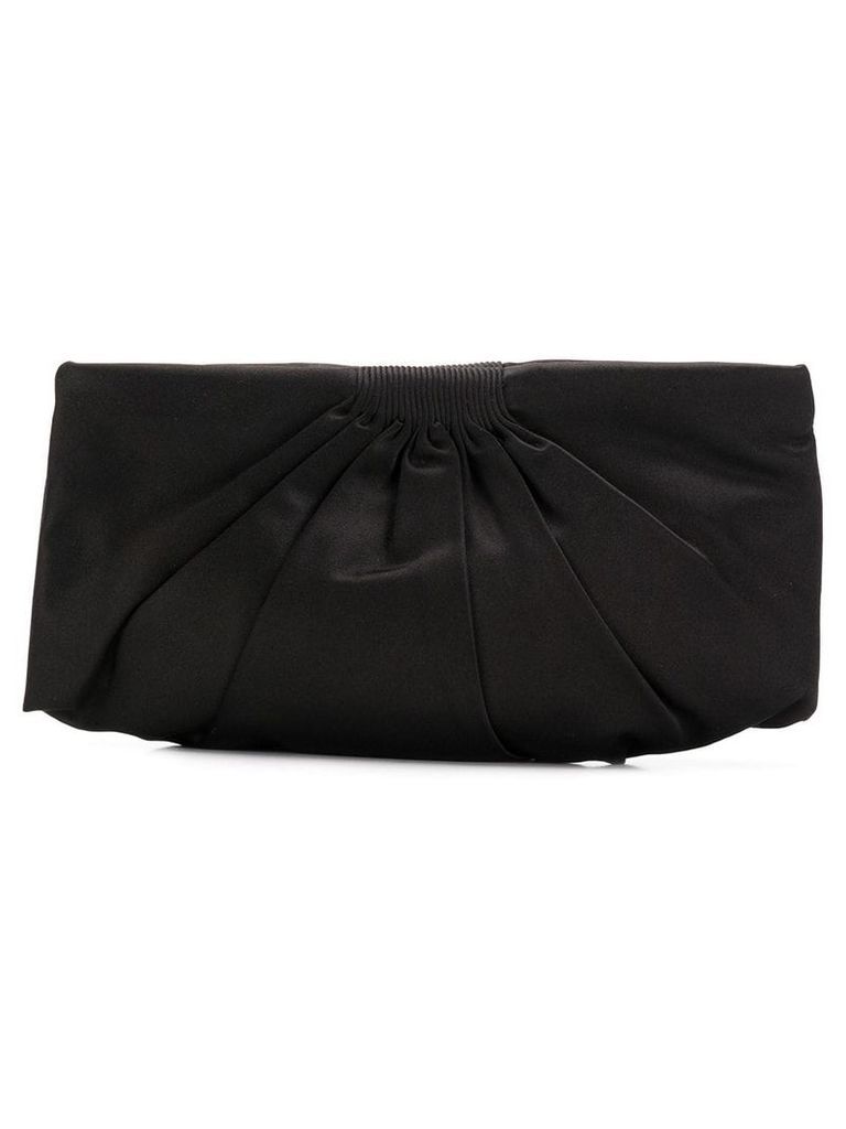 Chanel Pre-Owned draped clutch - Black
