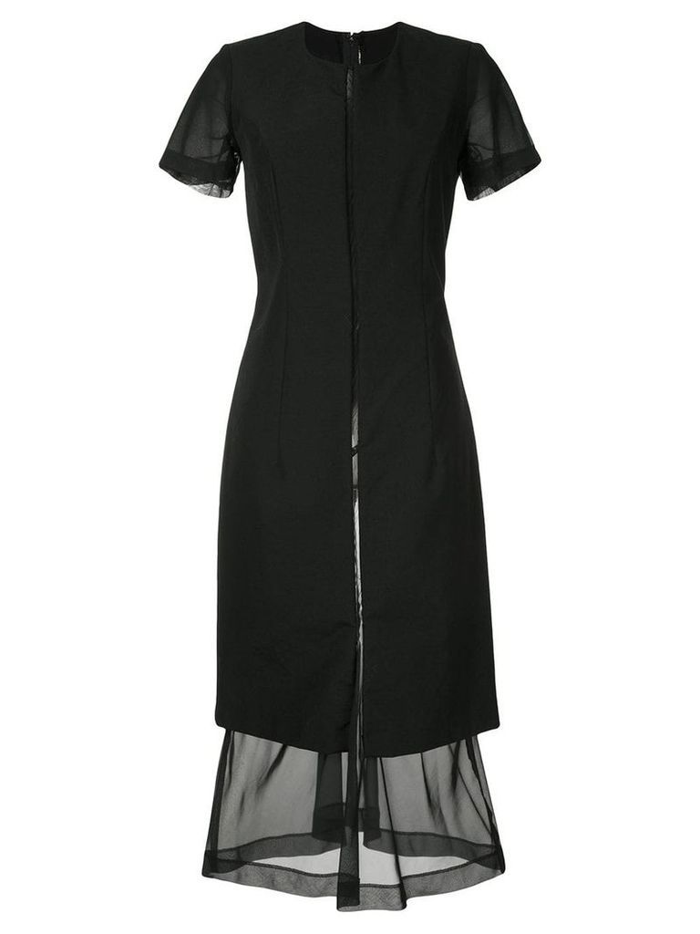 Comme Des Garçons Pre-Owned short-sleeve flared dress - Black