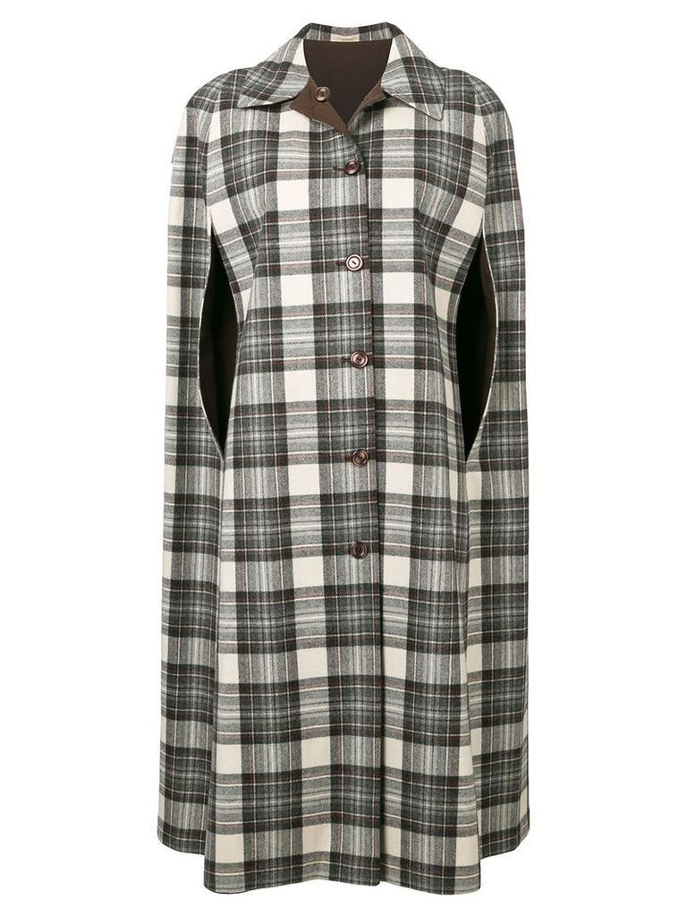 A.N.G.E.L.O. Vintage Cult 1970's reversible checked coat - White