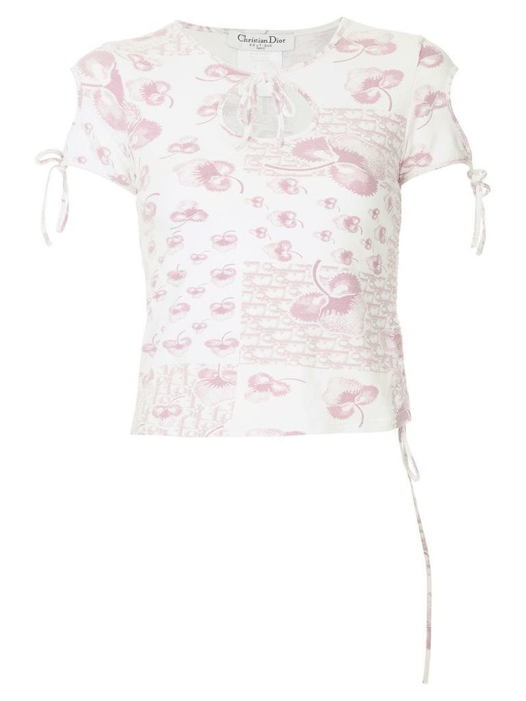 Christian Dior Pre-Owned short sleeve top - White