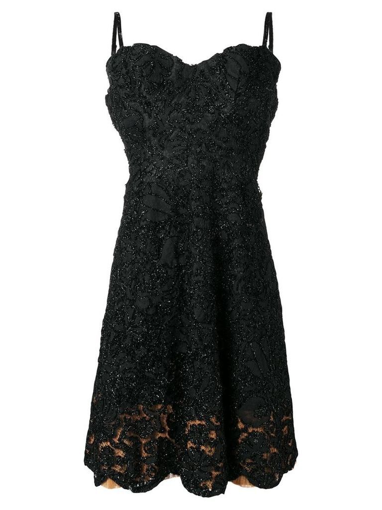 A.N.G.E.L.O. Vintage Cult 1950 embroidered lace dress - Black