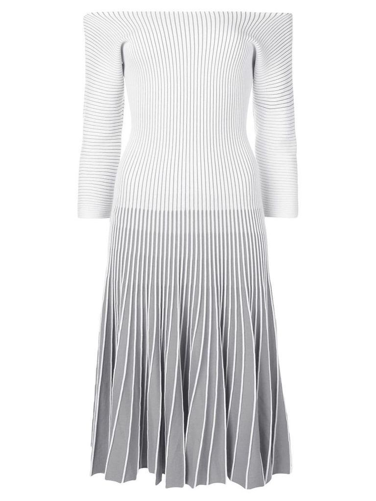 Alaïa Pre-Owned 2000 striped dress - Grey