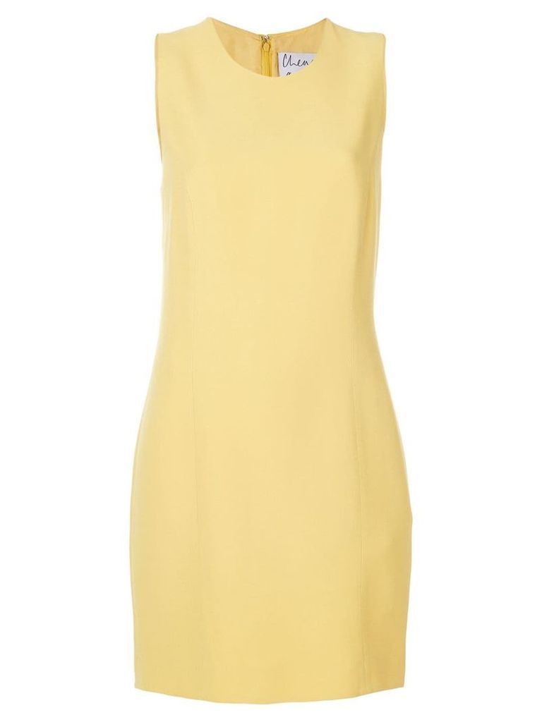 Moschino Pre-Owned sleeveless shift dress - Yellow