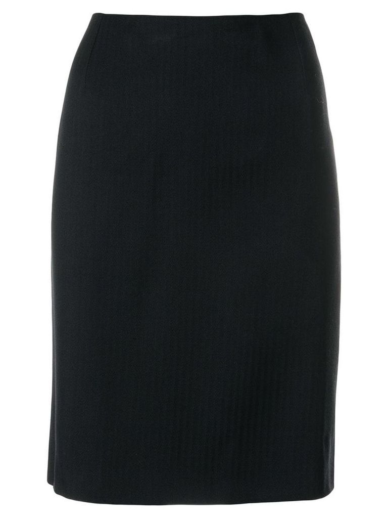 Versace Pre-Owned straight classic skirt - Black