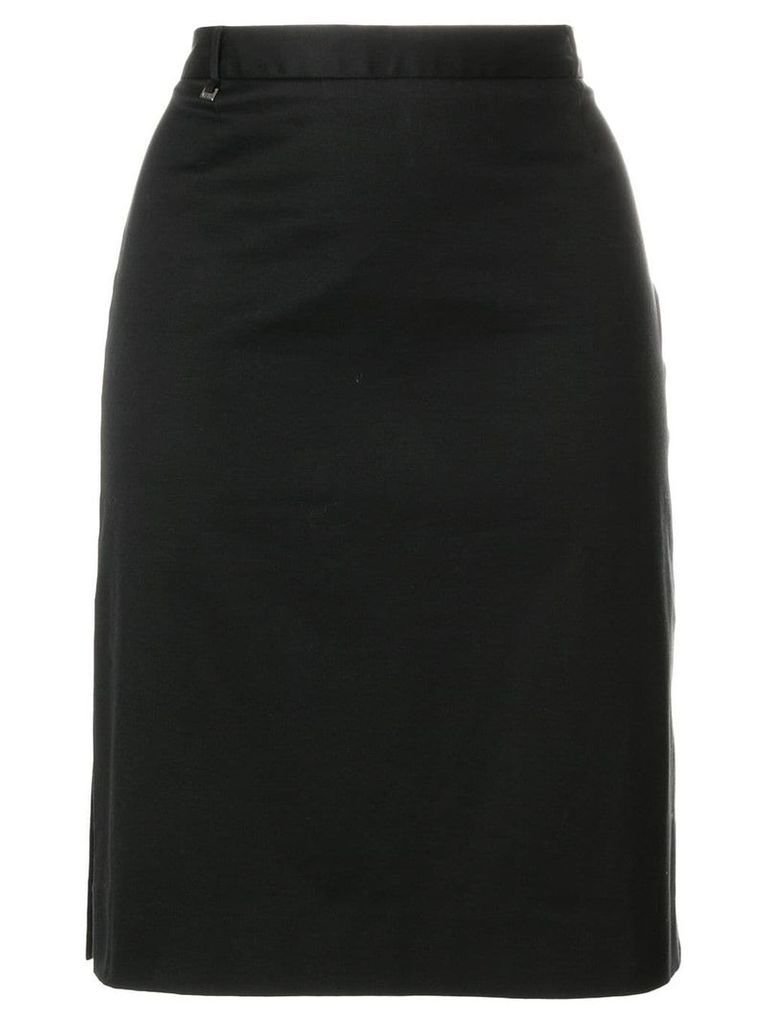 Versace Pre-Owned classic straight skirt - Black