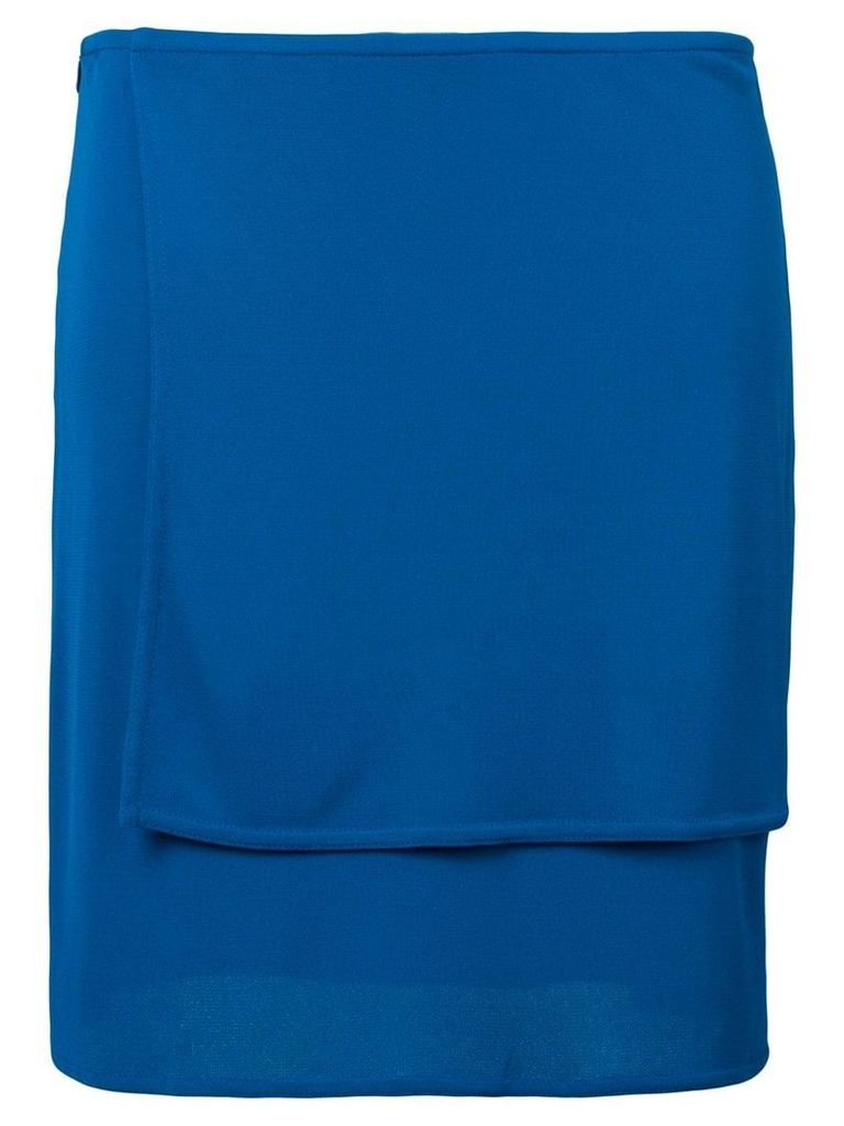 Versace Pre-Owned double-layer skirt - Blue