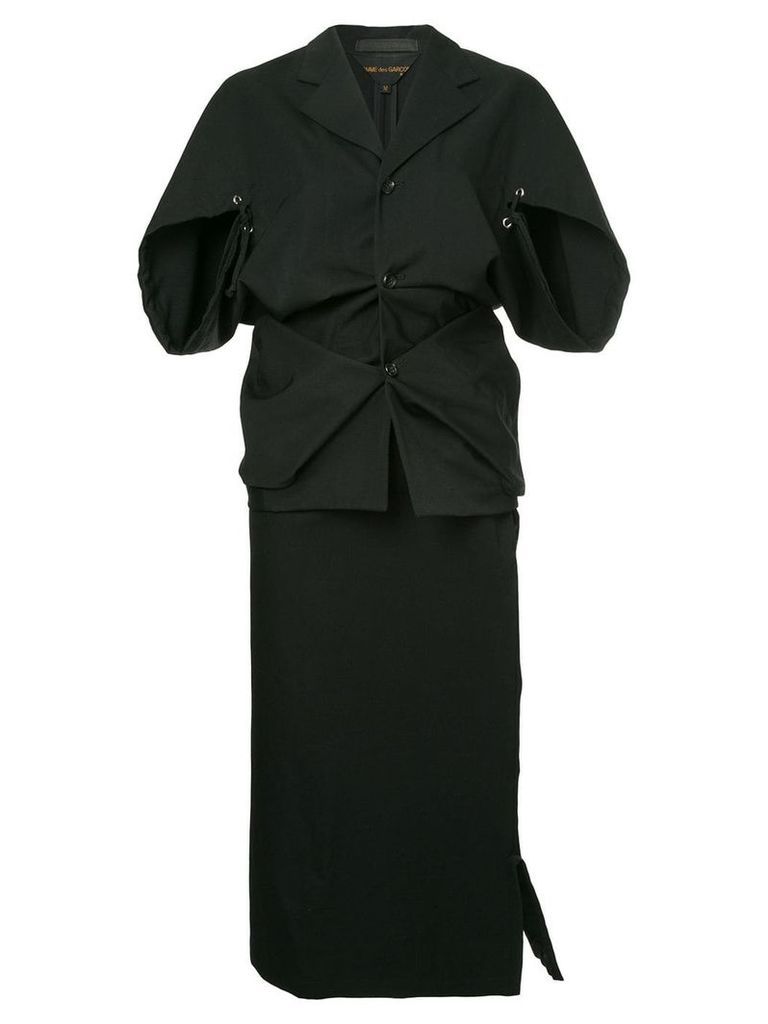 Comme Des Garçons Pre-Owned jacket and skirt suit - Black