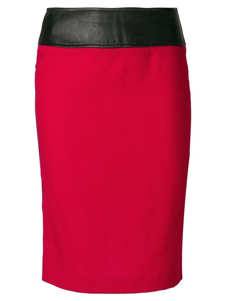 Dolce & Gabbana Pre-Owned high-waisted tube skirt - Red