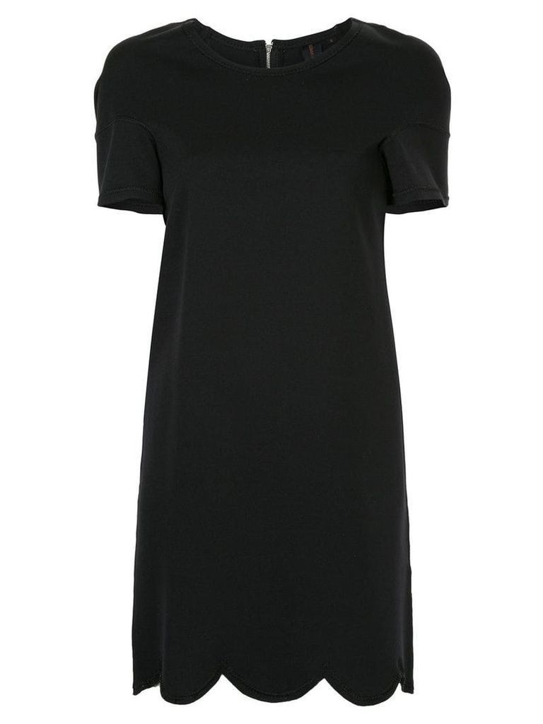 Comme Des Garçons Pre-Owned scalloped short dress - Black