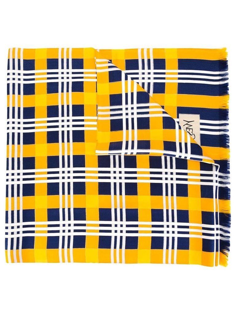 Yves Saint Laurent Pre-Owned checked scarf - Multicolour