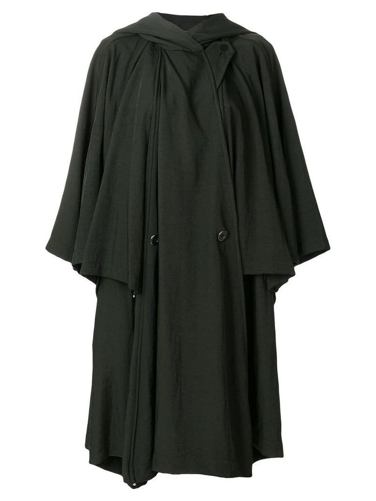 Issey Miyake Pre-Owned Umbrella cape coat - Green