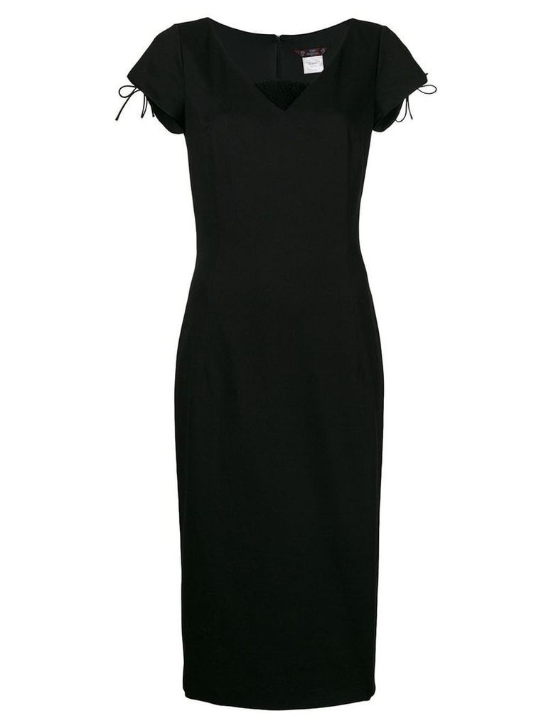 John Galliano Pre-Owned princess line dress - Black