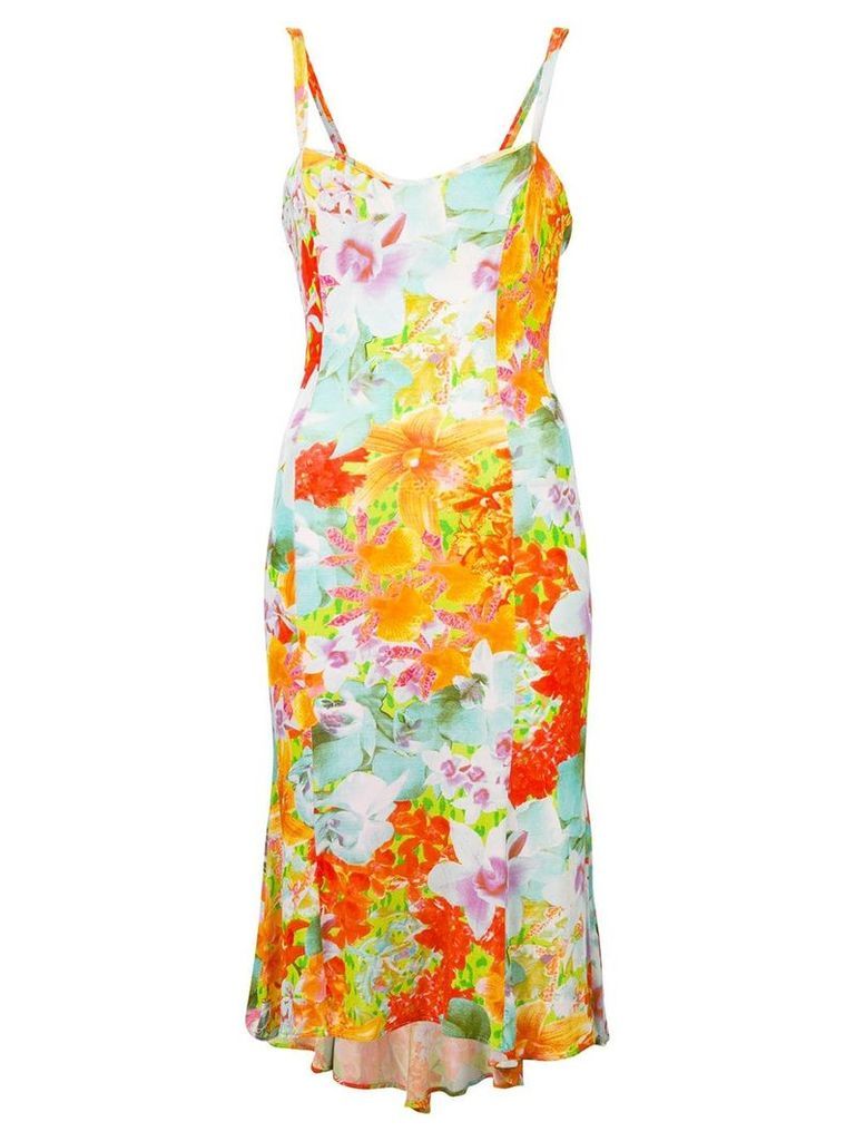 Versace Pre-Owned floral print dress - Multicolour