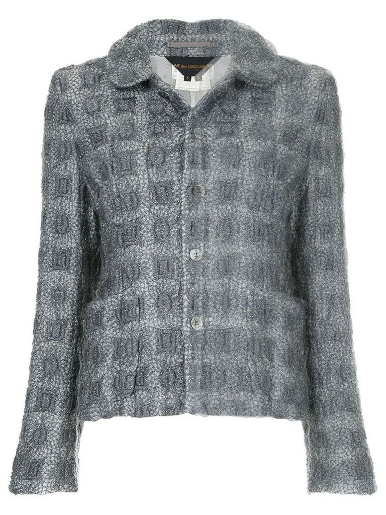 Comme Des Garçons Pre-Owned bouclé jacket - Grey