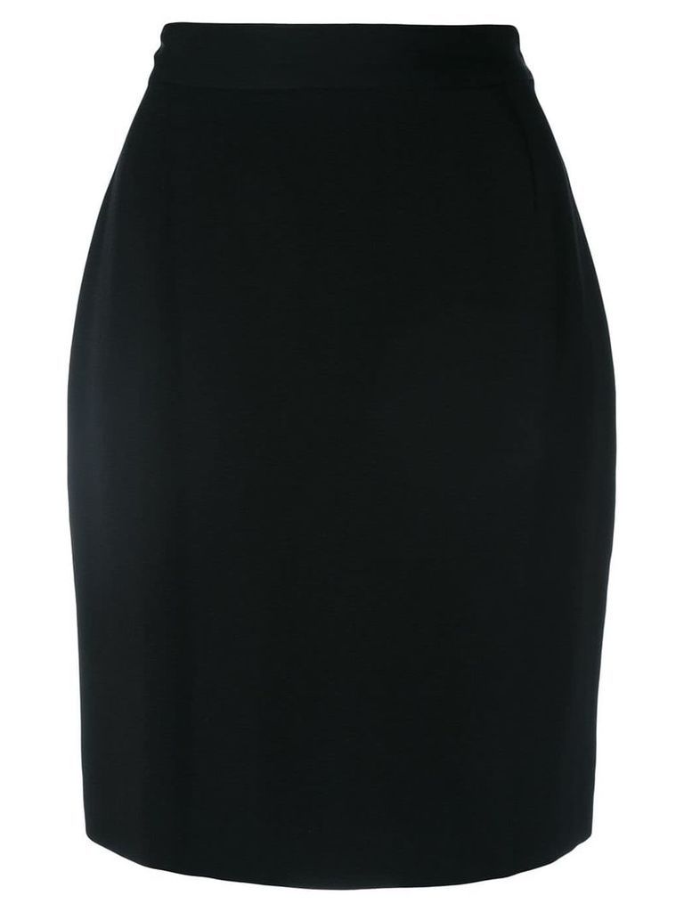 Versace Pre-Owned straight fit skirt - Black