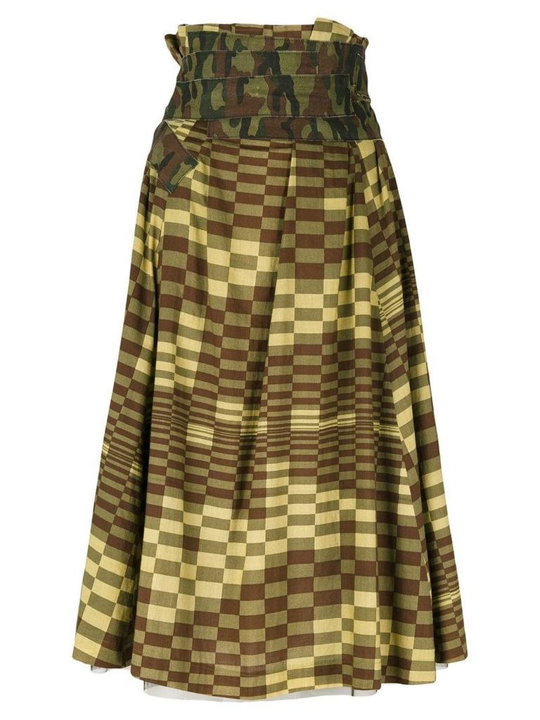 Comme Des Garçons Pre-Owned Longuette skirt - Green