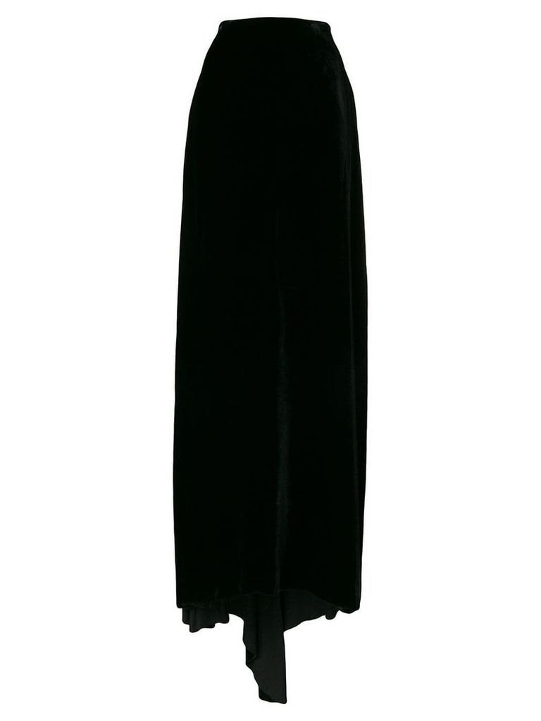 LANVIN Pre-Owned velvet skirt - Black