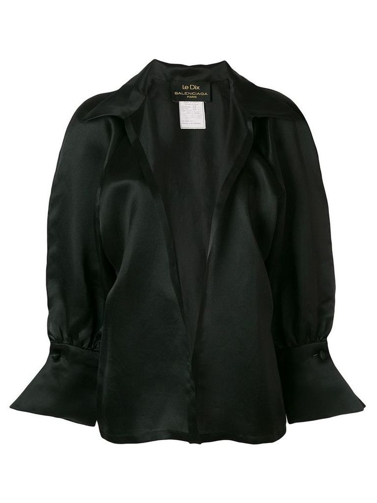 Balenciaga Pre-Owned loose belted shirt - Black