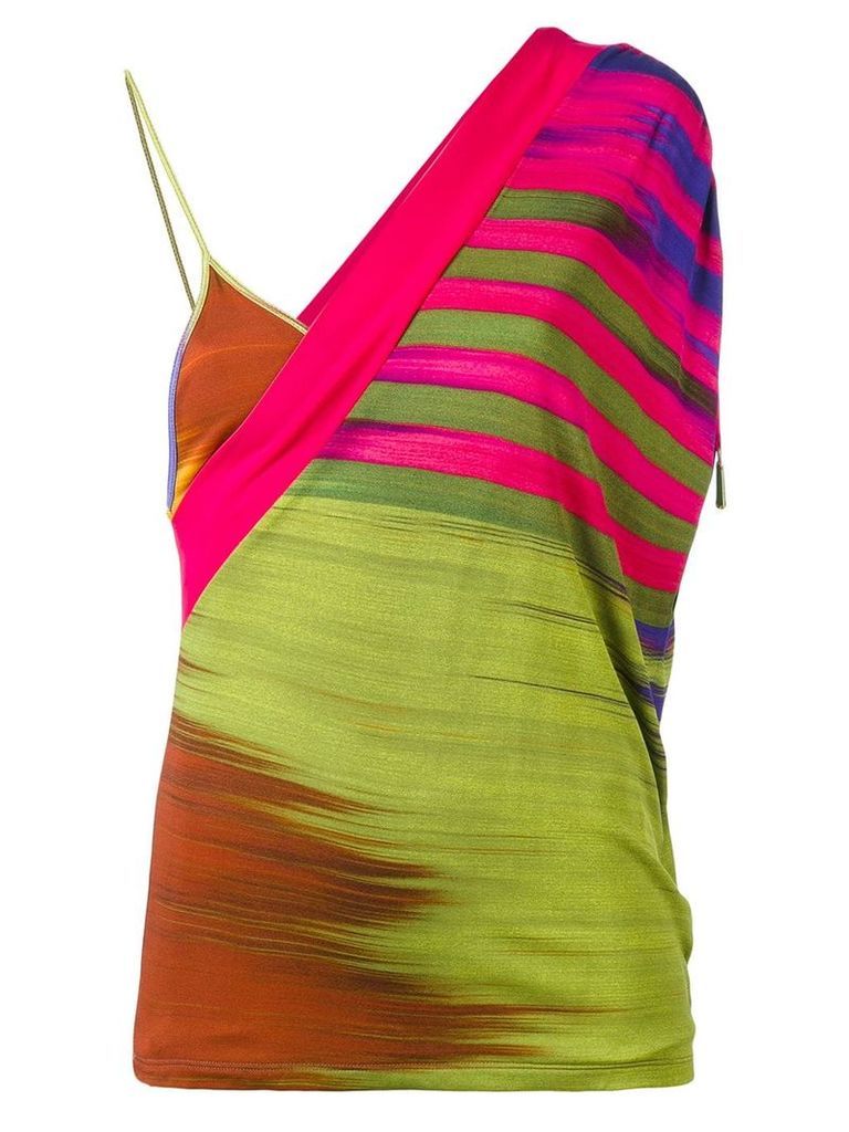 Jean Paul Gaultier Pre-Owned wrap-style top - Multicolour