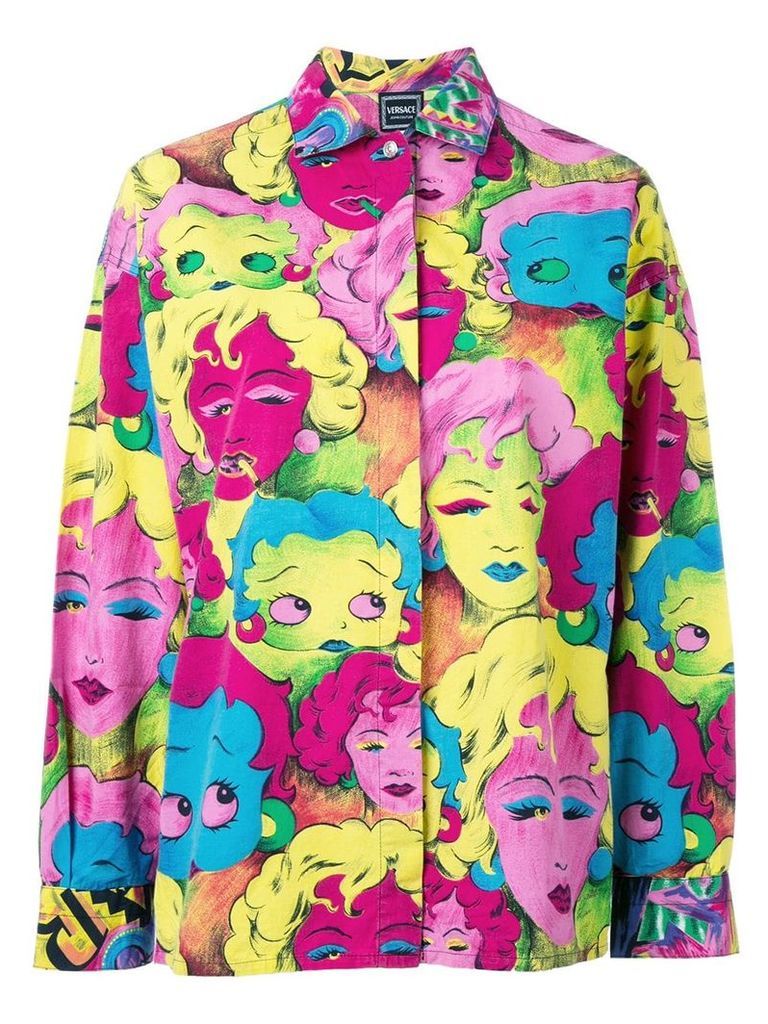 Versace Pre-Owned Betty Boop shirt - Multicolour