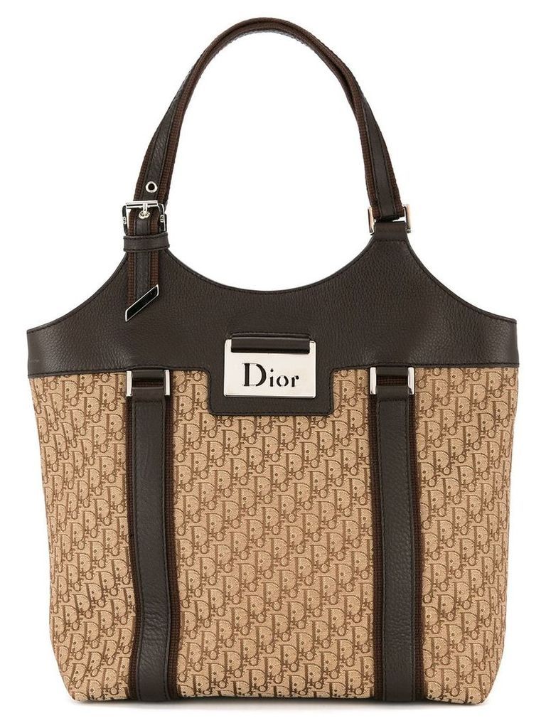 Christian Dior Pre-Owned Trotter handbag - Brown